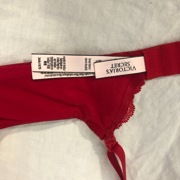 Victoria's Secret 34A red bra - Picture 3 of 3